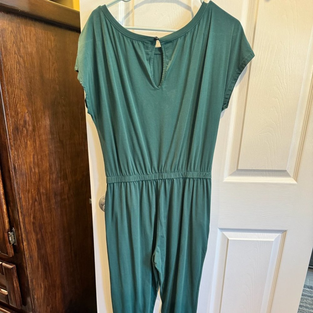 LADIES EMERALD GREEN JUMPSUIT